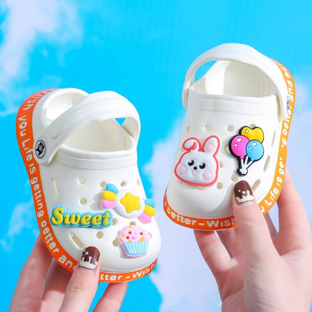 Zapatos de verano para bebés, sandalias para niñas, Mules para bebés, sandalias de dibujos animados, zapatos de jardín para niños, nuevos productos