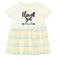 thumbnail image 3 of Inktastic Flower Girl with Arrow and Flowers Girls Baby Dress, 3 of 5