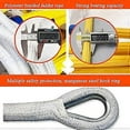 thumbnail image 3 of Fire Escape Ladder Rope Ladder Flame Resistant 12 M (39.4 Ft) Emergency Safety Ladder With AntiSkid Rungs Portable, 3 of 5