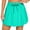 Aqua, variant on Swim Skirts for Women High Waisted Drawstring Bikini Tankini Bathing Bottoms with Zip Pockets