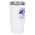 thumbnail image 2 of Proud Mom Of A Soldier White 20 ounce Stainless Steel Travel Tumbler Mug, 2 of 3