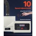 thumbnail image 5 of VEVOR Solder Fume Extractor, 459 m³/h Strong Suction Soldering Smoke Absorber with 280W Brushless Motor, 4-Stage Filters, 10-Speed & Remote Control Smoke Purifier for Soldering, Engraving,DIY Welding, 5 of 10