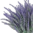 thumbnail image 2 of 20 Bundles Artificial Fall Flowers Outdoor Fall Decor Artificial Lavender Fake Plastic Plants UV Resistant Faux Plants Flowers Fall Autumn Thanksgiving Decorations Indoor Home Garden(Orange), 2 of 5