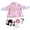 Pink Basic Set, variant on Porch Goose Robe Outfit, Porch Goose Bathrobe Outfits With Cozy Bathrobe Costume Accessories, Porch Goose Outfits For 23 Inch Garden Statue Outdoor Porch Decor, Funny Yard Decoration