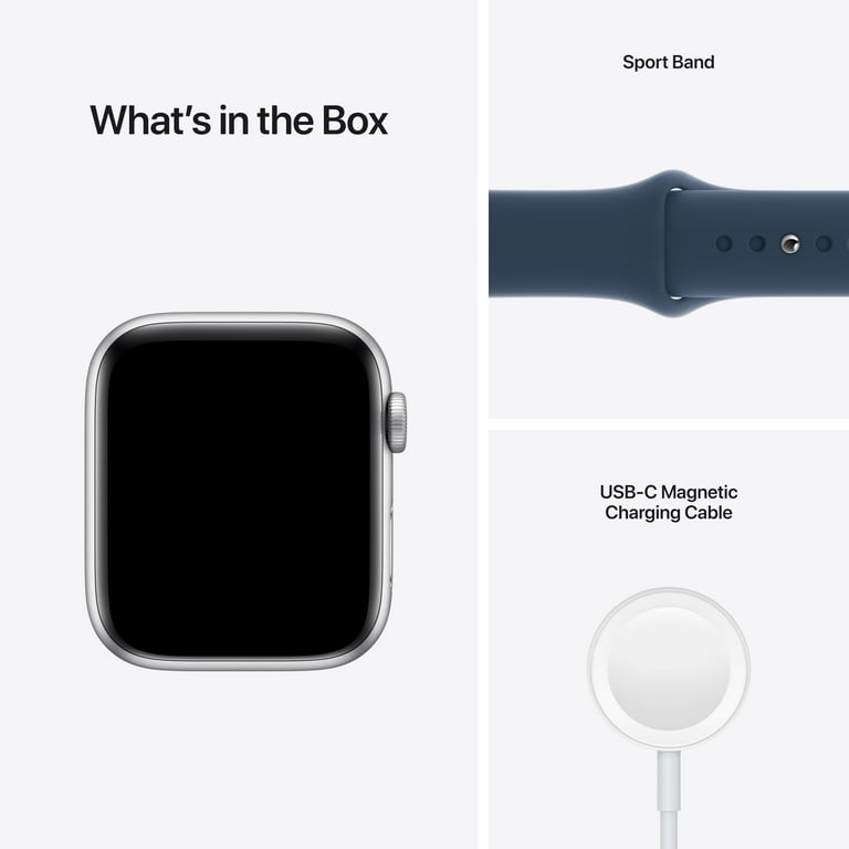 Apple Watch - アップル Apple Watch SE 44mm シルバーアルミ アビスブルース 41dcr1y+q6L.jpg_BO30,255,255,