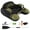 Black+Green, variant on Costway Inflatable Float Tube with Adjustable Fishing Rod Holder Fish Hook Stator Flippers Orange