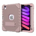 thumbnail image 6 of Dteck iPad Mini 6 Case with Screen Protector, iPad Mini 6th Generation Case for Kids, Heavy Duty Shockproof Rugged Cover with Pencil Holder Kickstand for iPad Mini 6th Gen 8.3 inch 2021, Rosegold, 6 of 6