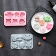 thumbnail image 4 of Pastry Mold DIY Non-stick Convenient 6 Grids Owl-Shaped Chocolate Making Dessert Mold, 4 of 5