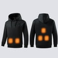thumbnail image 6 of Unisex Heated Hoodie - Battery-Free Soft Breathable Pullover Sweatshirt, Plus Size Warm Hooded Outfit for Winter Sports/Daily Commute, 6 of 9