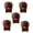 5pcs A, variant on Ruanlalo 5 Pcs Mini Resin Rattan Basket Miniature Storage Holder Realistic Simulation Basket Dollhouse Accessories for Crafts Dollhouse Fairy Garden Micro Landscape Decor