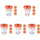 thumbnail image 1 of Bombas de baño para niños pequeños, canasta de pelota divertida, juguetes de 3 pelotas, juego de estante de baloncesto para niños, juguete de baño divertido, 1 of 2