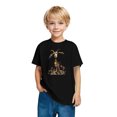 thumbnail image 3 of RXIRUCGD 2025 Vêtements d'Été pour Enfants T-shirt Imprimé Mode Mignon Col Rond Manches Courtes, 3 of 5