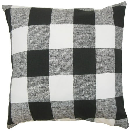 Alfonso Plaid Euro Sham Black White Walmart Com Walmart Com