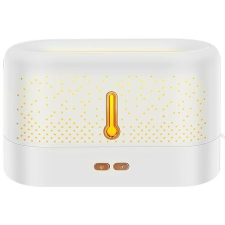 

Flame Humidifiers 200ml Cool Mist Humidifiers Portable Essential Oil Diffuser with 7 Colorful Changing Light USB Aroma Humidifier Waterless Auto Shut-Off for Home Office Room Yoga