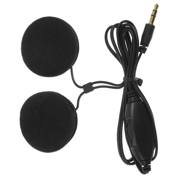 WRISTBIQUE 2-Pack Black Motorcycle Headset with Ergonomic Design and Enhanced Navigation Support for