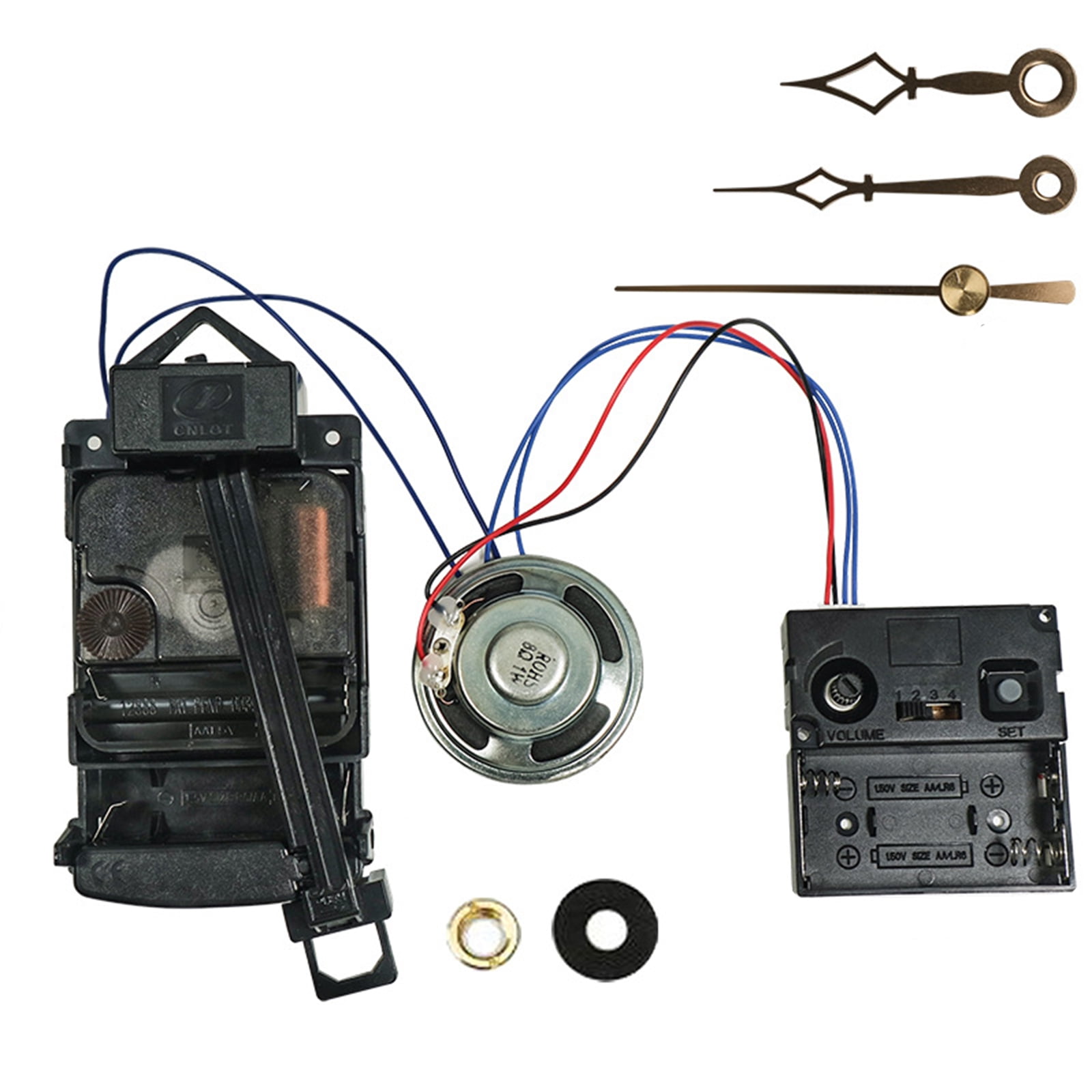HeroNeo Wall Quartz Pendulum Clock Movement Mechanism with Long Shaft ...
