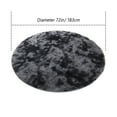 thumbnail image 3 of LELINTA 6ft x 6ft Super Soft Fluffy Floor Rug Washable Shag Rug Round Shaggy Area Rug Bedroom Dining Room Anti-skid Carpet Yoga Mat Child Play Mat, 3 of 7