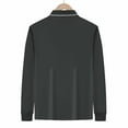 thumbnail image 6 of PNTUTB Men's Casual Long Sleeve Shirt Classic Button Lapel Collared Basic Solid Color Designed Fashion Blouses, 6 of 6