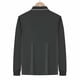 thumbnail image 5 of Ceisia Men's Slim-Fit Contrast-Trim Long-Sleeve Polo Shirt Multi-Solid for All-Season Casual Gift, 5 of 7