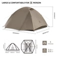 thumbnail image 4 of Tent Naturehike Cloud River, mochila impermeable para 2/3 personas, 4 of 7