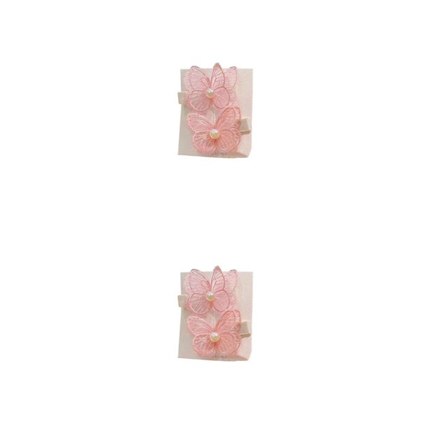 Minnieouse De horquillas para el pelo para mujer, pinza para el pelo DIY, tocado de moda, regalo de cumpleaños, fiesta informal, accesorio de Rosado 2piezas
