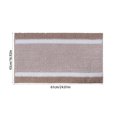 thumbnail image 3 of PEONAVET Bath Rugs Extra Thick Microfiber Striped Door Mat Non Slip Bathroom Kitchen Entry Rug Water Absorbent Floor Mat For Bathroom Kitchen Doorway Foot Mat, 3 of 6