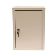 Omnimed Economy Double Door Narcotic Cabinet with 2 shelves in Beige (15"H X 11"W X 8"D)