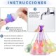 thumbnail image 4 of 555 Pcs Globos mágicos globos de agua,Globo de Agua Autosellante con Llenado Rápido,Colorido Juguete de Globos de Agua para Exteriores, Piscina, Fiestas Acuáticasy Playa (Color-555Pcs), 4 of 4