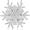 925 Sterling Silver, variant on Gem Stone King Snow Flake Pendant Necklace for Women | 925 Sterling Silver | 1.68 Cttw | Round White Zirconia | With 18 inch Chain | Flower of Winter 20MM = 3/4 inch | By Keren Hanan
