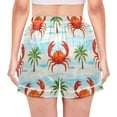 thumbnail image 3 of joogoo Women's Pajama Lounge Shorts Crab Coconut Tree Bottoms Sleep Short M, 3 of 7