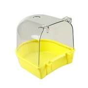 HGYCPP Hanging Bathing Box Parrot Birdbath Cage Shower Accessories for Small Bird