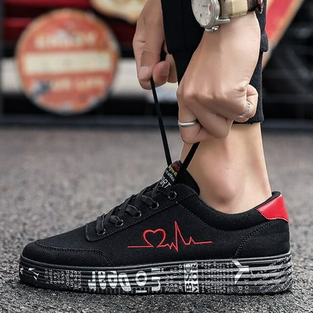 

Fashion 2021 Vulcanized Shoes Women Sneakers Lace-up Casual Shoes Men Flats Breathable Canvas Lovers Shoes Zapatos Hombe 35-44