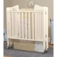 thumbnail image 2 of Orbelle 1122FW 41.25 x 25.25 x 40.25 in. Baby Infant Noa Three Level Portable Crib - French White, 2 of 3