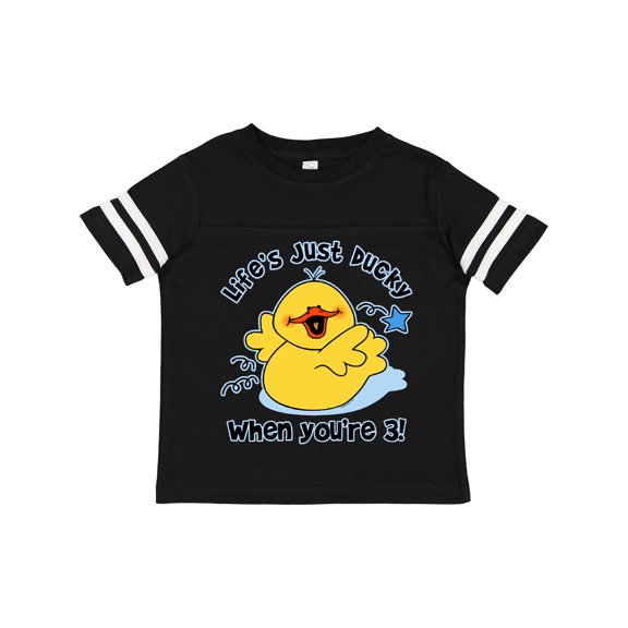 Inktastic Life's Ducky 3rd Birthday Boys or Girls Toddler T-Shirt