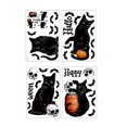 thumbnail image 1 of Adhesivos para ventanas de Halloween, pegatinas con siluetas de murciélagos terroríficos, ventanas de Halloween 20 cm x 30 cm x 01 cm, 1 of 9