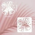 thumbnail image 3 of 1Pc Wedding Bells Reusable Painting Template Stencil 11.8x11.8inch for Painting on Wall Wood Furniture, 3 of 9
