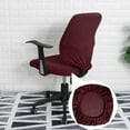 thumbnail image 3 of facefd Stretch Computer Chair Slipcovers Rotating Chair Seat Covers for one size elastic Office Red, 3 of 9