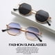 thumbnail image 3 of Gafas de sol Sonducket hexagonales metal UV400 Lentes rosa, 3 of 6