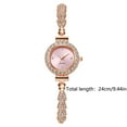thumbnail image 3 of HBFAGFB Montre pour Femme Bracelet Mince en Strass Ajustable Accessoires de Mode Tenue Quotidienne C, 3 of 3