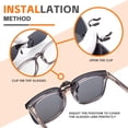thumbnail image 4 of Gafas de Sol Polarizadas JO con Clip - Protección UV400 Antirreflejo Unisex, 4 of 6