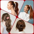 thumbnail image 7 of Uxcell Bird Nest Magic Hair Clip, Hairs Maker Ponytail Holder Caramel, 7 of 7