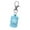 Blue, variant on Stylish Silicone Lipgloss Holder Charm Sturdy Compact Design With Yellow And White Options Keychain Cover