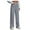 Grey, variant on Hpapadks Womens Pants Straight Leg Button Down Solid Slacks Dress Pant with Pockets Womens Slacks Grey L