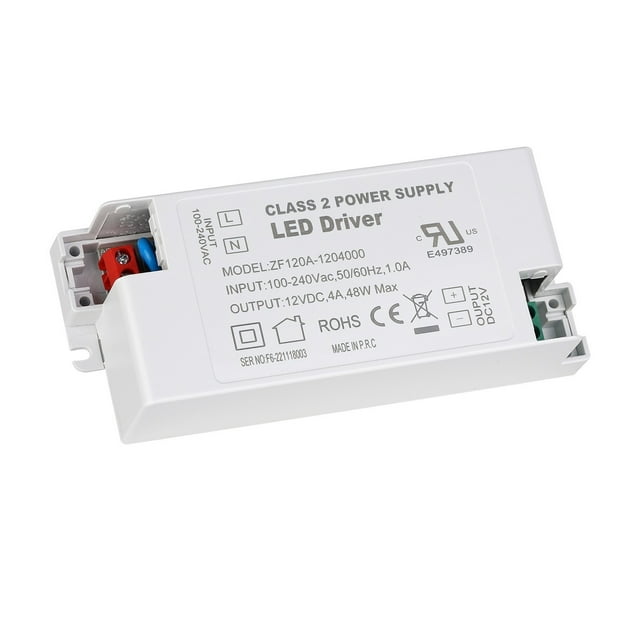 Dimmable LED Driver Transformer Power Supply, 100/ 240 AC To 24V DC For LED Strip Lights Constant Voltage LED Projects ,Stable Output