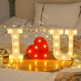 thumbnail image 5 of Euaioeiu Romantic LED Light Up Letters for Valentine's Day Decor, I Love You Sign with Heart, Battery Operated, 6.3x1.2 Inch, Perfect Anniversary Proposal Wedding Party Bedroom Home Decorations Gift, 5 of 8