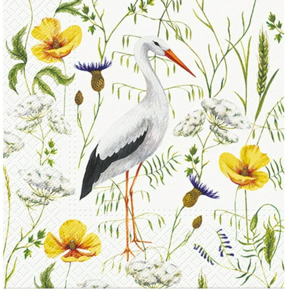 Keep Unique Floral Paper Napkins, Spring Napkins, Assorted Color, 20/Pack