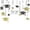 A, variant on Graduation Decorations 2026, Congrats Grad College Graduation Decoration CapforProm Decoration Class 2026 Ceiling Decor High School Kindergarten, Black Gold Graduation Garland Set