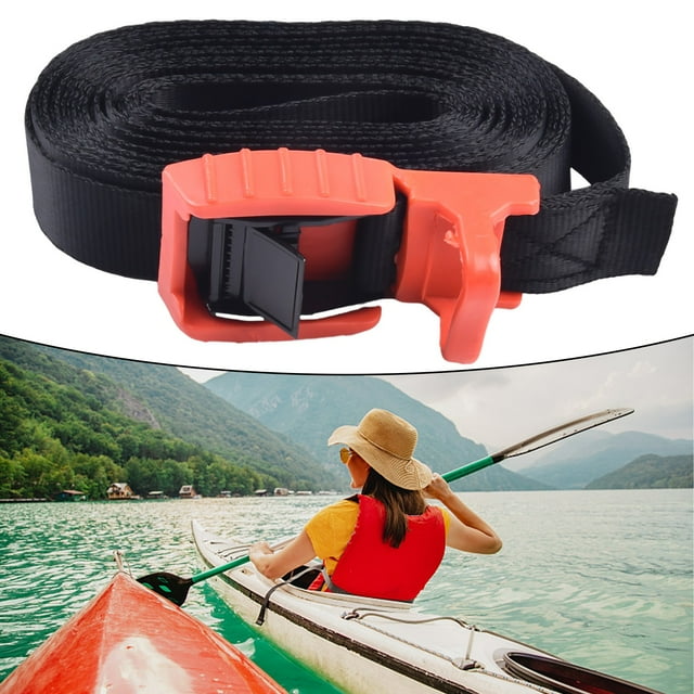 1x Sangle de Toit Attache Paire Boucle en Silicone 4.5m/6m Robuste Kayak