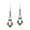 White, variant on Ornate Marcasite & Oval Mother of Pearl Inlay Sterling Silver Dangle Earrings