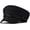 Black Chain, variant on Black Newsboy Hats for Women with Colorful Chain Trendy Fiddler Sailor Cap Baker Boy Peaked Beret Hat